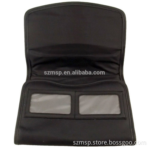 PVC leather car menu holder tooling pouch